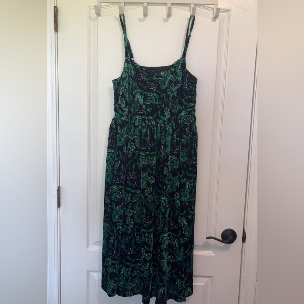 Torrid Green Maxi Sundress Sleeveless Scoop Neck